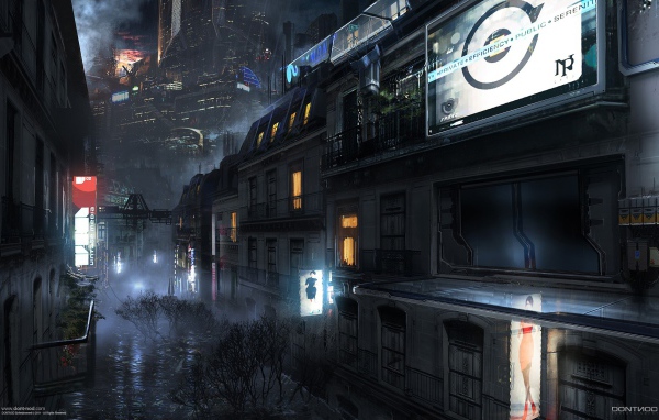 Пригород в мире будущего