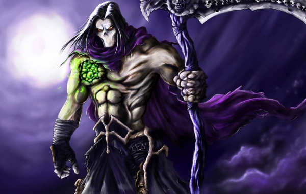 Кислотный герой с косой