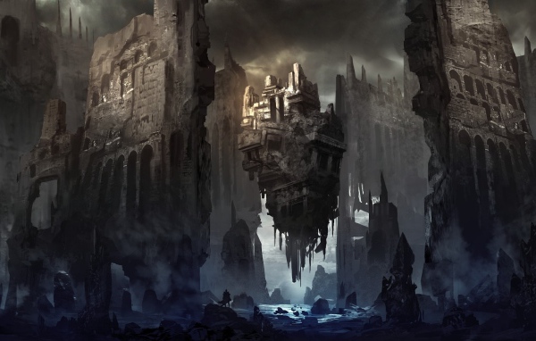 Руины города после будущей войны