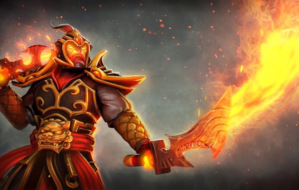 Воин с огненными мечами, фэнтези