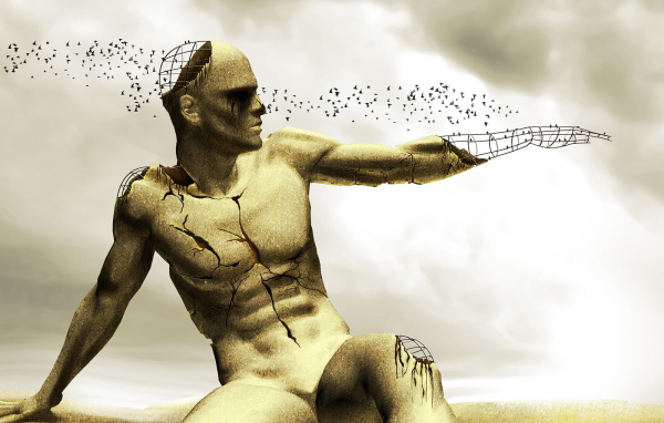 Песочный человек рассыпается