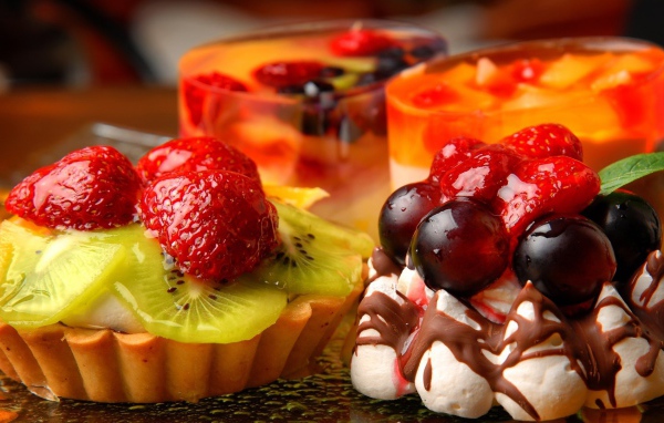 Тарталетки со сладкой начинкой