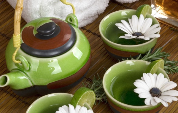 Зеленый чай с жасмином и лаймом