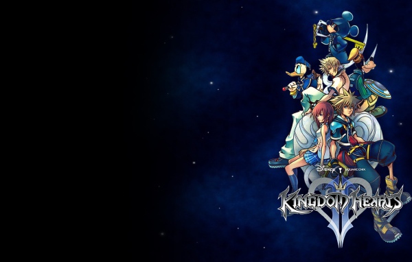 Фон с героями игры Kingdom Hearts