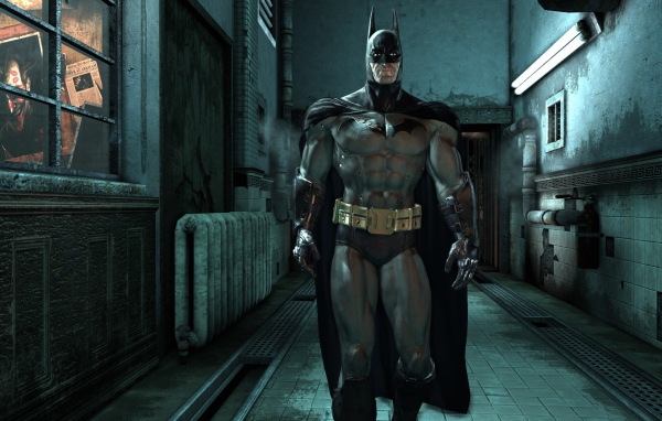 Бэтман в костюме в игре Batman Arkham Asylum