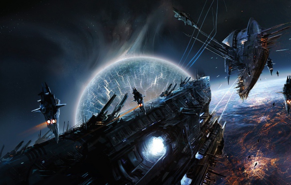 Сражение в космической стратегии EVE Online