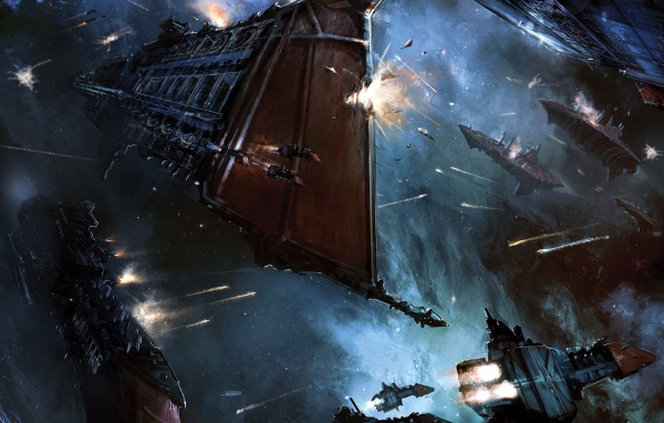 Сражение космических кораблей в игре