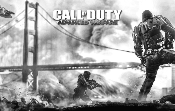 Красивая игра Call of Duty Advanced Warfare