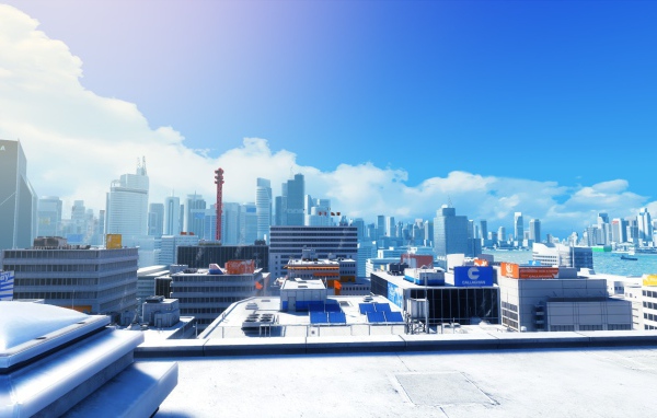 Город в игре Mirror's Edge