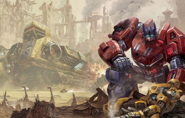 Бой в игре Transformers