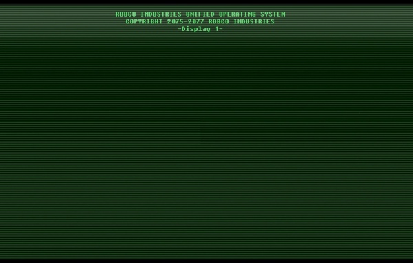 Дисплей компьютера в игре