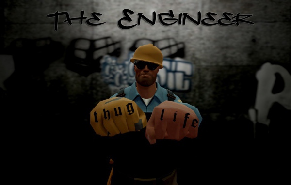 Инженер из игры Team Fortress 2