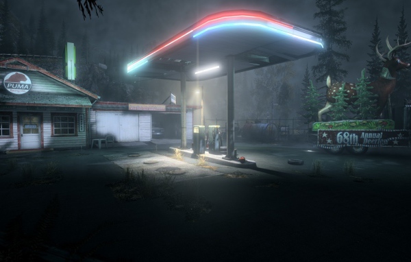 Заправка в игре Alan Wake