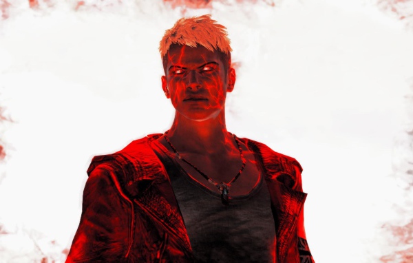 Огненный герой игры Devil May Cry