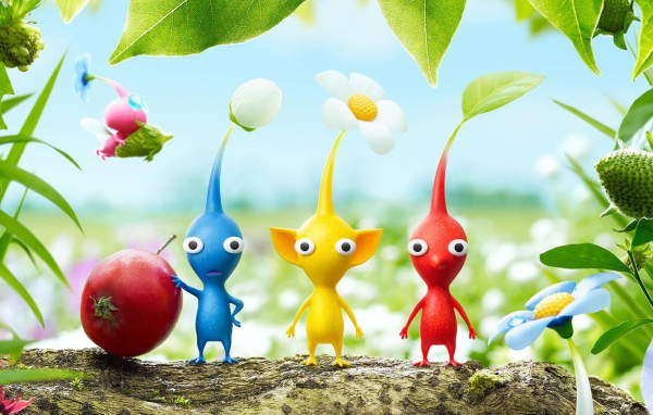 Герои видео игры Pikmin