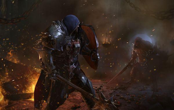 Рыцарь в латах в игре Lords of the Fallen