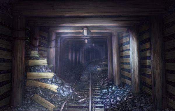 Шахтный тоннель в игре Бесконечное лето