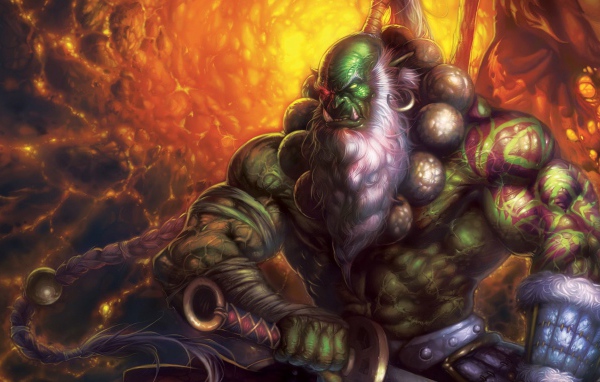 Монстр из игры Варкрафт