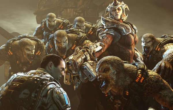 Монстры из игры Gears of War