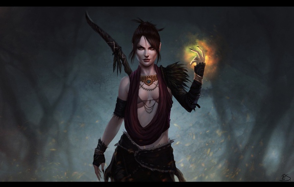 Морриган из игры Dragon Age Origins