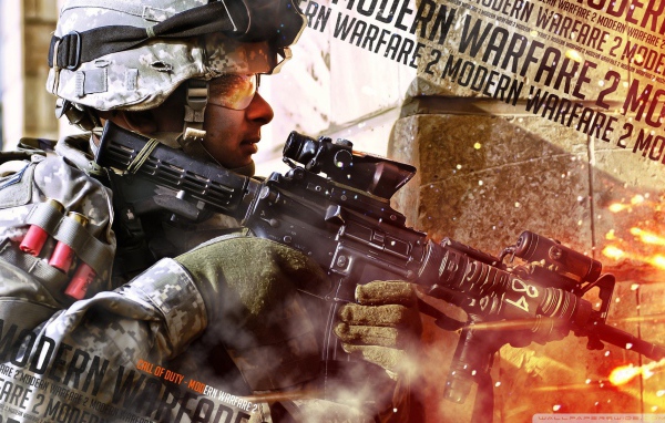 Популярная игра Call of Duty Modern Warfare 2