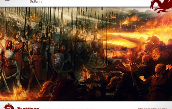 Постер игры Dragon Age Origins