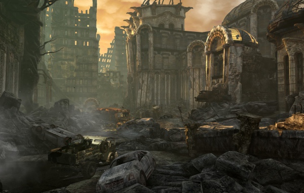 Руины в игре Gears of War 3