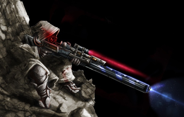 Снайпер стреляет из космоса