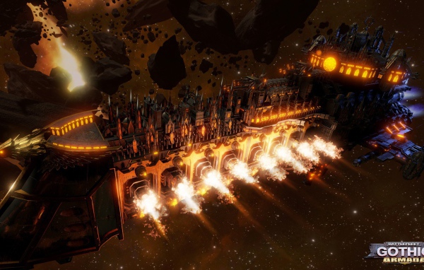 Космический корабль в игре Warhammer 40K