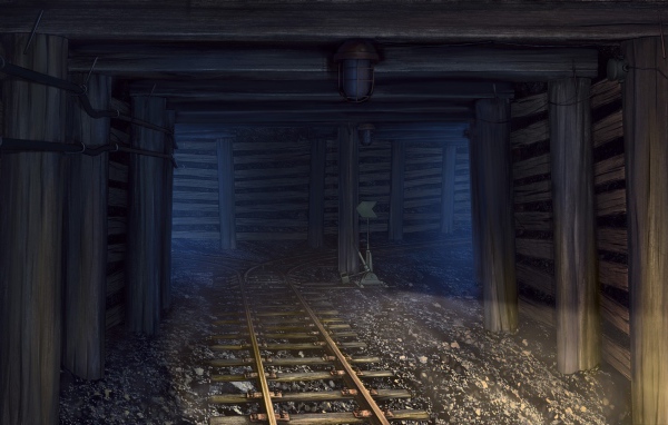 Подземная железная дорога в игре Бесконечное лето