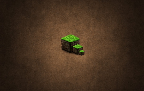 Игра Minecraft, минимализм