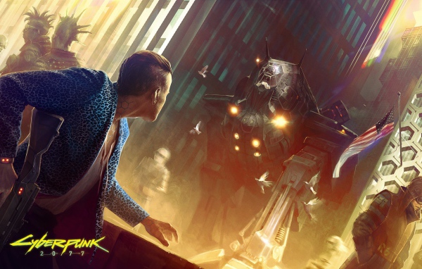 Герой игры Cyberpunk 2077