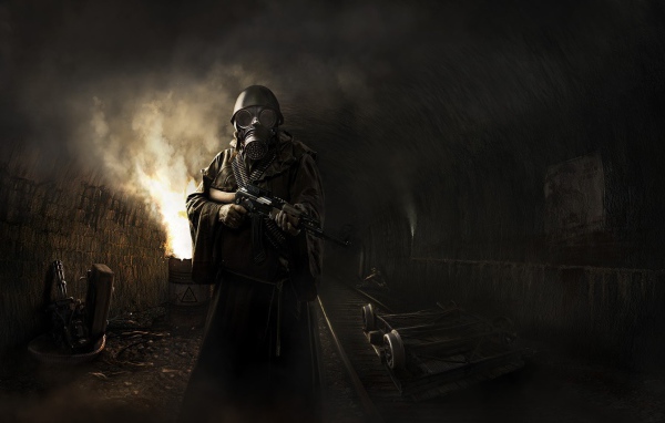 Тоннель в игре Metro 2033