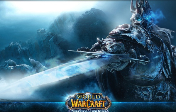 Воин с мечом в игре World of Warcraft