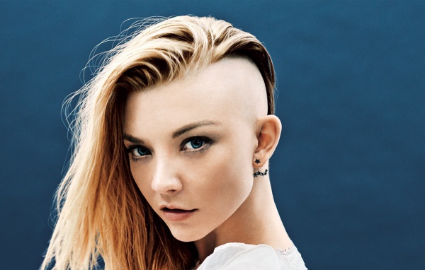 Натали Дормер с модной прической