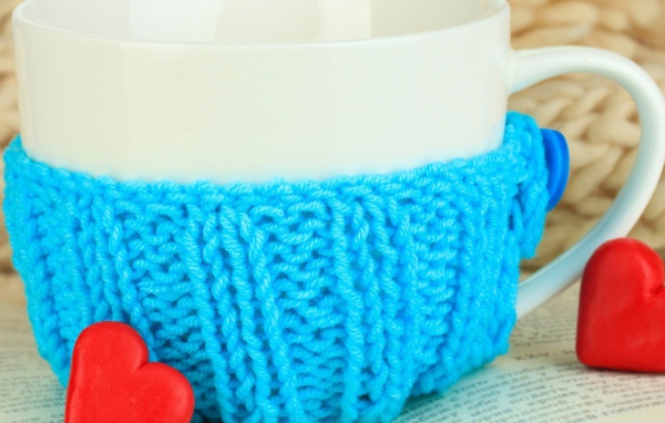 Чашка в теплом наряде