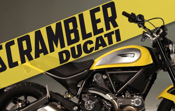 Гоночный мотоцикл Дукати Скремблер