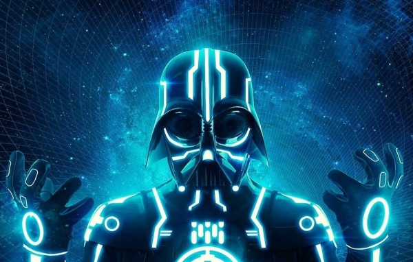 Дарт Вейдер в стиле фильма Трон