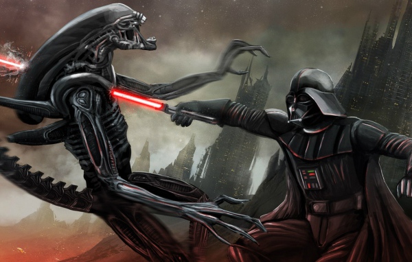 Ксеноморф против Дарта Вейдера