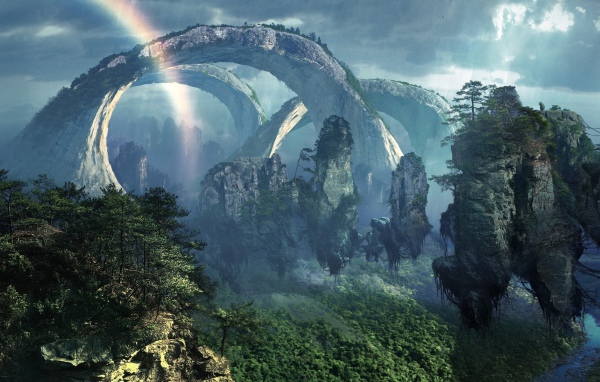 Горный пейзаж из фильма Аватар