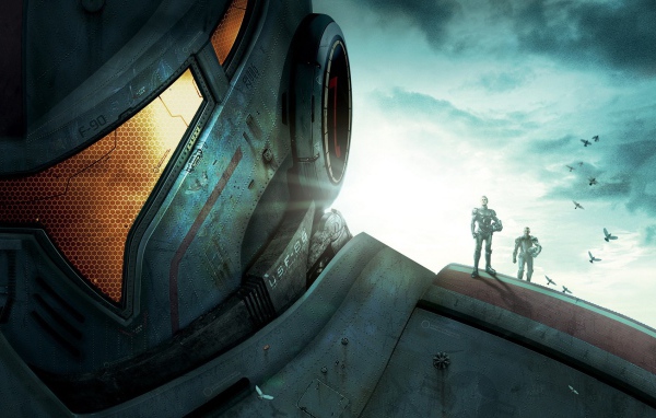 Люди на плече робота в фильме Тихоокеанский рубеж