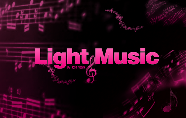 Легкая музыка, розовый фон