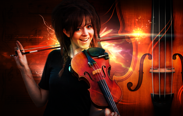 Скрипачка Линдси Стирлинг