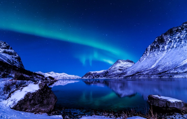 Синее северное сияние