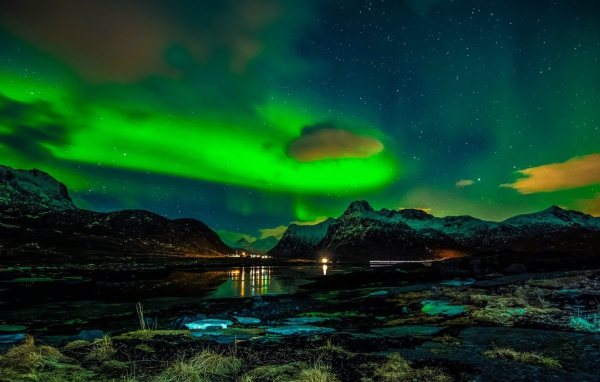 Фантастическое северное сияние