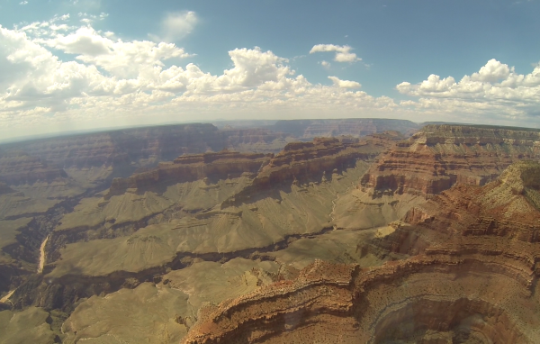Полет над каньонами в Аризоне