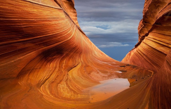 Внутри каньона после дождя