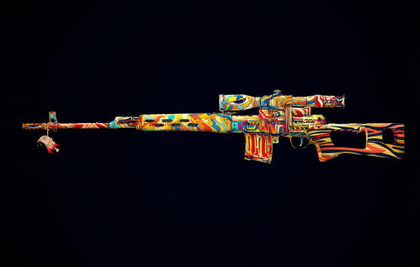 Стильная снайперская винтовка