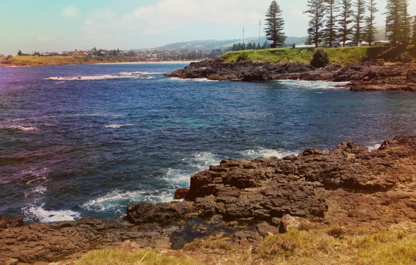 Каменистый берег у реки