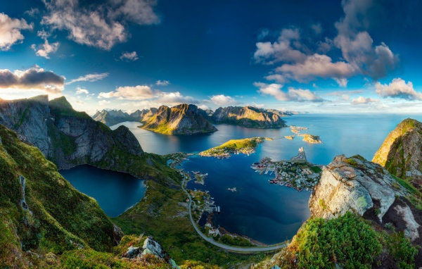 Красивые фьорды Норвегии